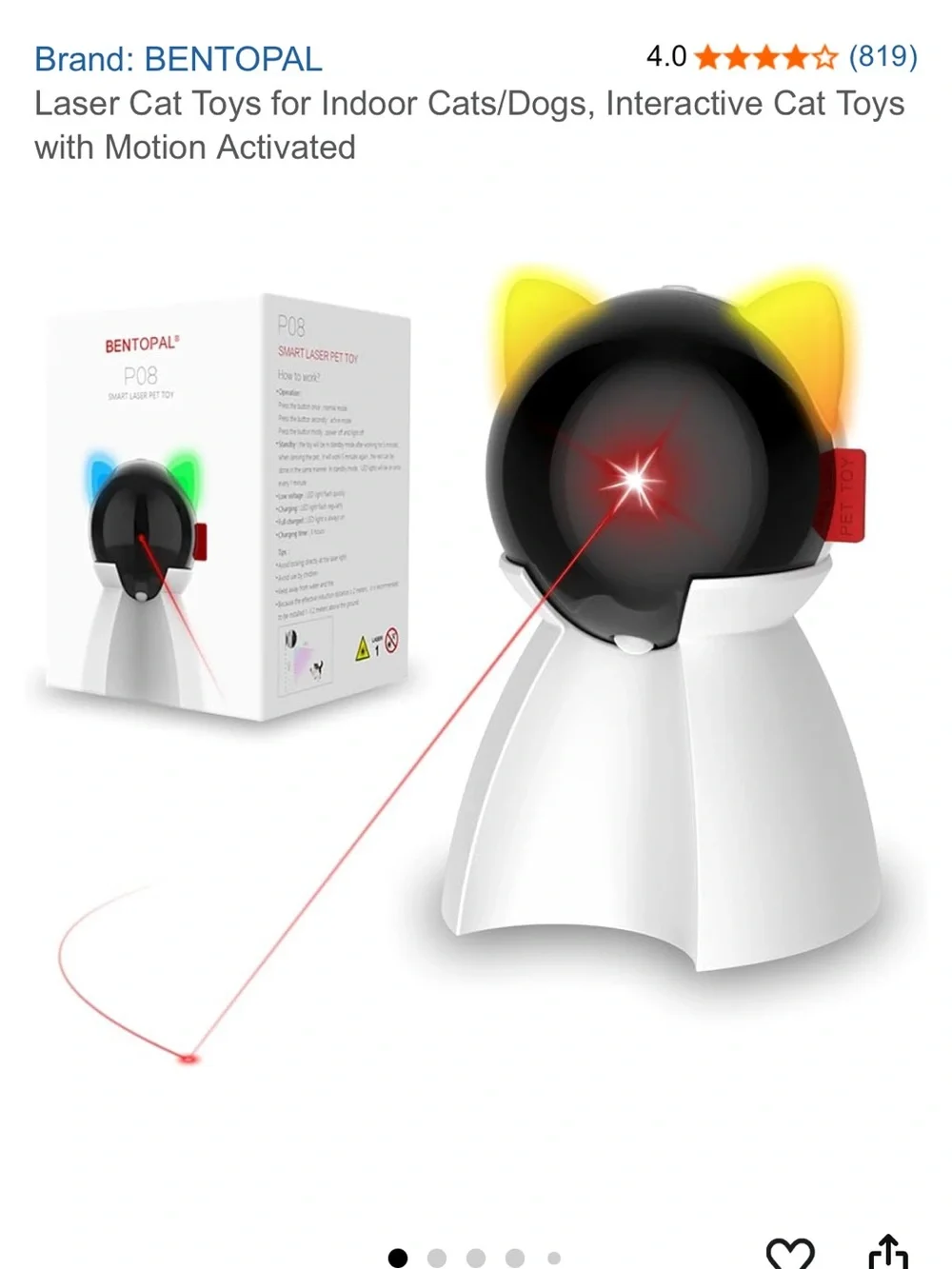 Bentopal Laser Cat Toys